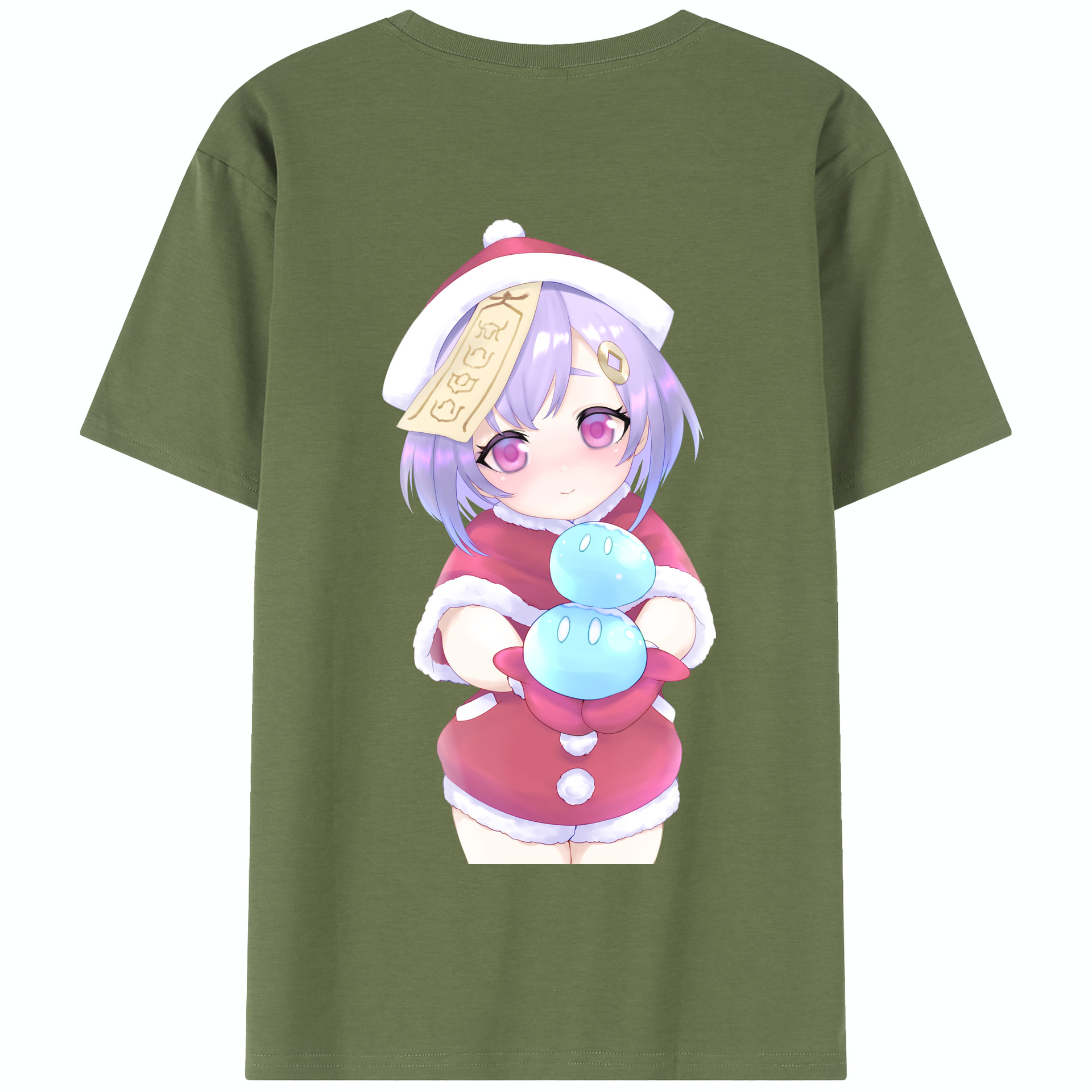 げんし神 七七 なな  genshin Nana 綿100％半袖Tシャツ（背面プリント）
